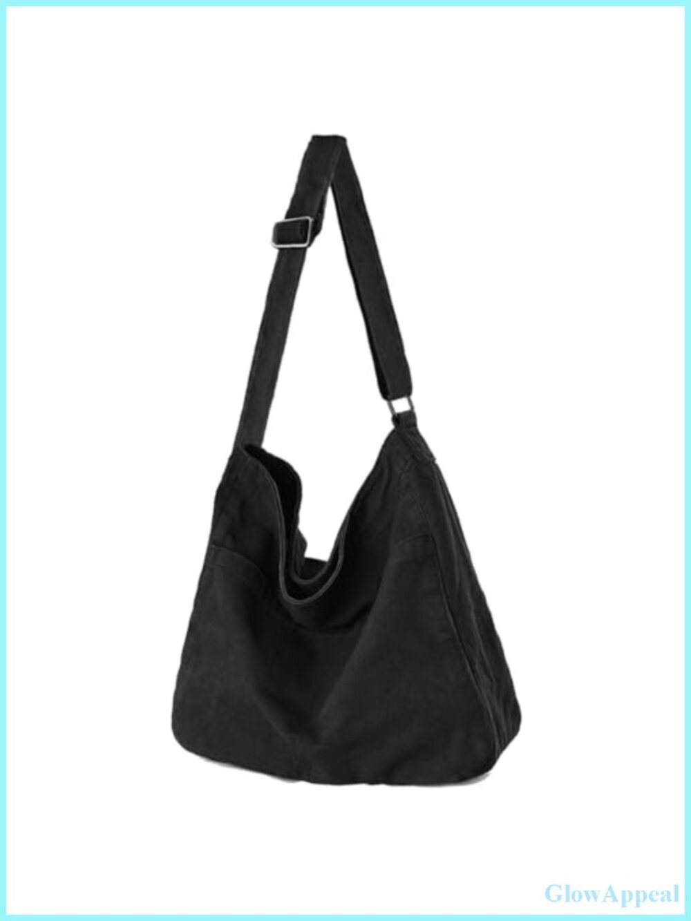 Canvas Crossbody Shoulder Bag Hobo Tote Travel Purse for Women